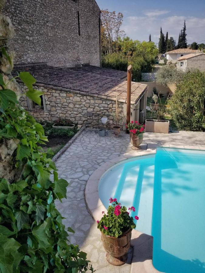 La Dolce Vita - Studio dans propriété avec piscine Montpeyroux  Exterior foto