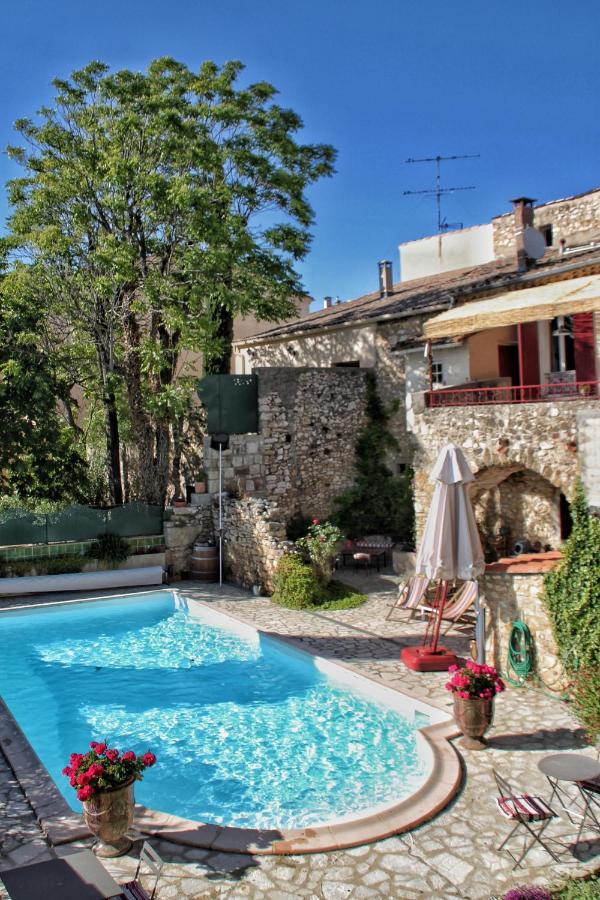 La Dolce Vita - Studio dans propriété avec piscine Montpeyroux  Exterior foto